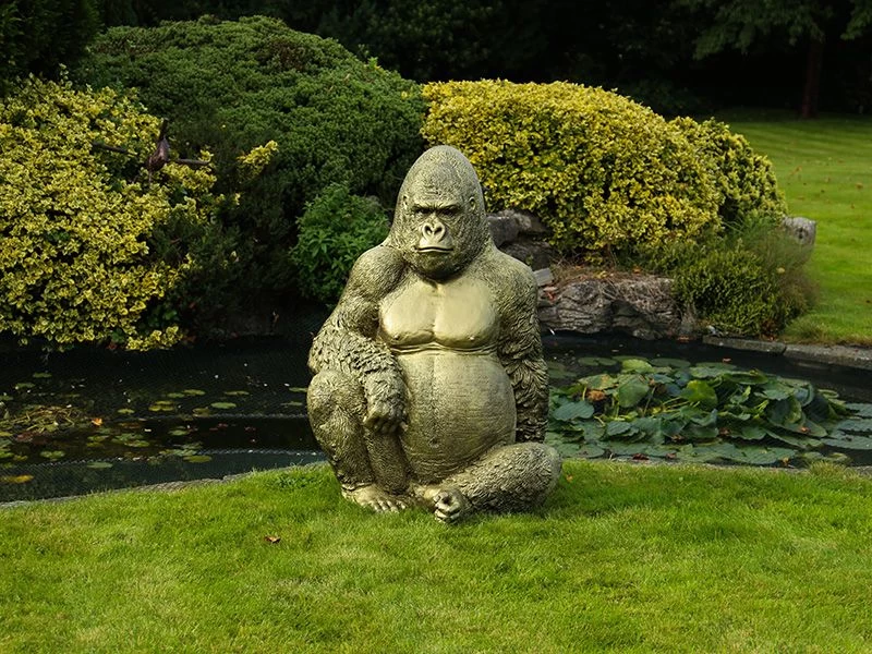 Gorilla Ornament | Gold 3 Gorilla Ornament | Gold