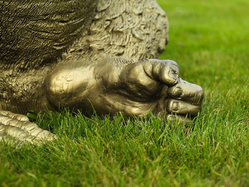 Gorilla Ornament | Gold 10 Gorilla Ornament | Gold - Image 8