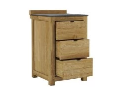 Bari Kitchen Unit 3 Drawers -Garden Comfort Shop gr3ngrtbteak 4 1 bi