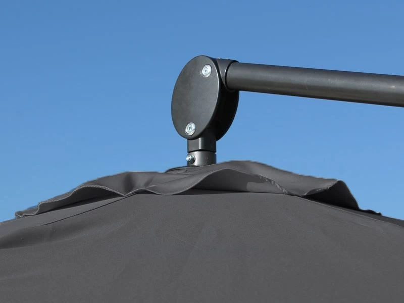 Canopy Only For Turino Wall Parasol | Grey 5 Canopy Only For Turino Wall Parasol | Grey - Image 3