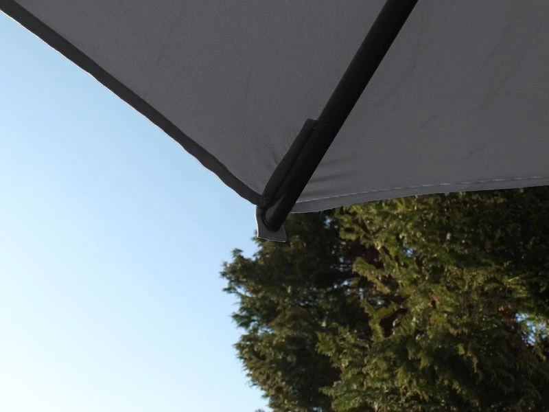 Canopy Only For Turino Wall Parasol | Grey 6 Canopy Only For Turino Wall Parasol | Grey - Image 4