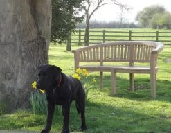 Half Moon Bench 41 Half Moon Bench -Garden Comfort Shop half moon teak bench 1 2