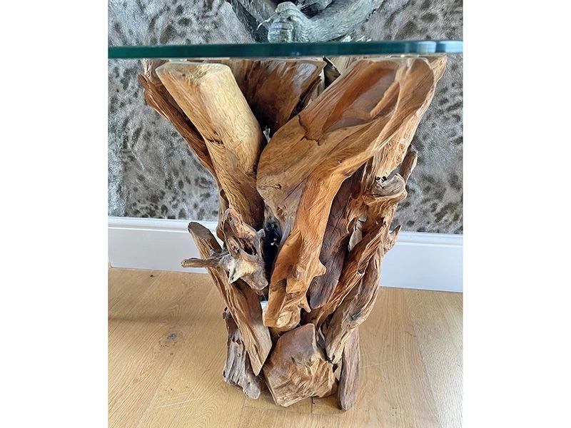 Reclaimed Teak Root Side Table 3 Reclaimed Teak Root Side Table