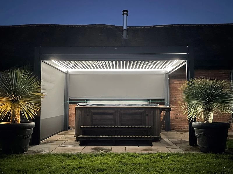 Eclipse 3 X 4m LED Motorised Pergola | Free Standing 22 Eclipse 3 X 4m LED Motorised Pergola | Free Standing - Image 20
