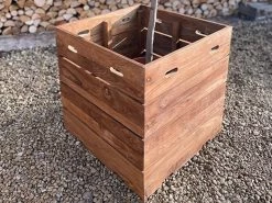 Reclaimed Teak Square Planter