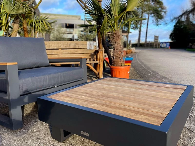 St.Lucia Modular Coffee Table With Teak Top 4 St.Lucia Modular Coffee Table With Teak Top - Image 2