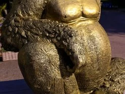 Gorilla Ornament | Gold 29 Gorilla Ornament | Gold -Garden Comfort Shop img 0441 bi