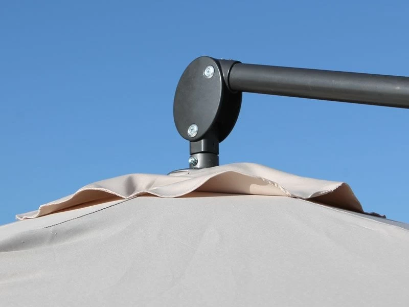 Canopy Only For Turino Wall Parasol | Beige 6 Canopy Only For Turino Wall Parasol | Beige - Image 4