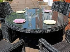 Midnight Montana Round Dining Table 25 Midnight Montana Round Dining Table -Garden Comfort Shop img 6928xl 1 1