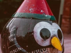 Festive Penguin Sculpture Small 13 Festive Penguin Sculpture Small -Garden Comfort Shop img 9736