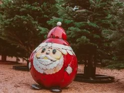 Festive Santa Sculpture Large