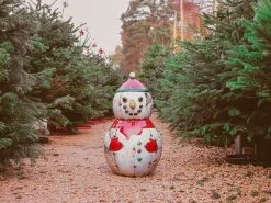 Festive Snowman Sculpture Large