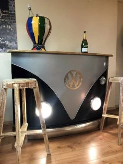 Indian VW Bus Bar Counter | Black And Silver 13 Indian VW Bus Bar Counter | Black And Silver -Garden Comfort Shop indian vw bar counter 5