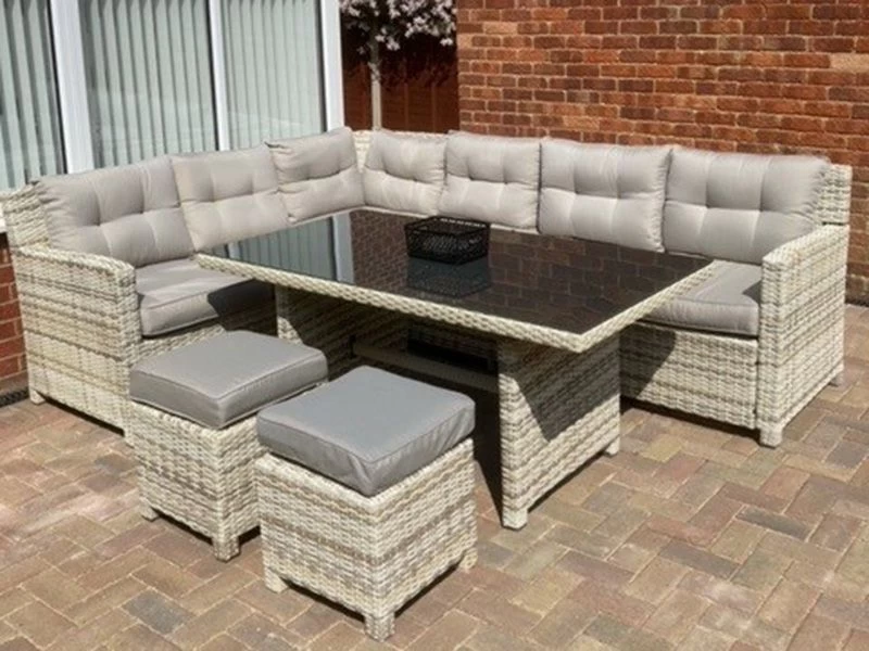 Cannes Corner Dining Set | Damaged Box 16 Cannes Corner Dining Set | Damaged Box - Image 14