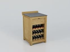 Bari Kitchen Wine Cabinet Unit