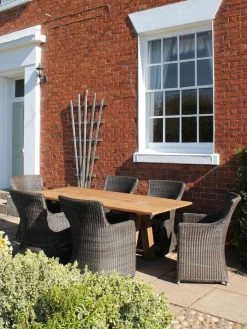 Knights 2m Table 6 Chair Dining Set 22 Knights 2m Table 6 Chair Dining Set -Garden Comfort Shop knights set xl 1 1