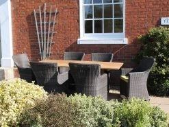 Knights 2m Table 6 Chair Dining Set 24 Knights 2m Table 6 Chair Dining Set -Garden Comfort Shop knights set xl 3 1