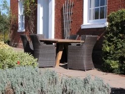 Knights 2m Table 6 Chair Dining Set 25 Knights 2m Table 6 Chair Dining Set -Garden Comfort Shop knights set xl 4 1