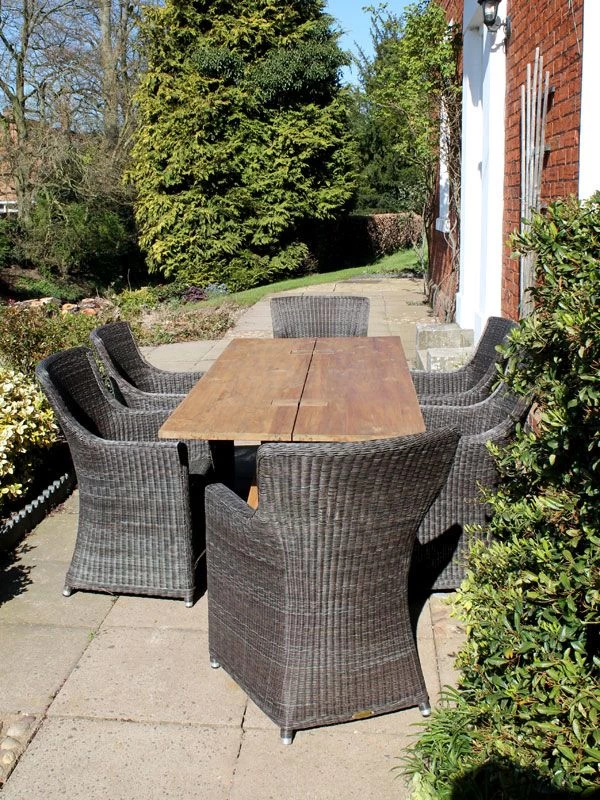 Knights 2m Table 6 Chair Dining Set 12 Knights 2m Table 6 Chair Dining Set - Image 10