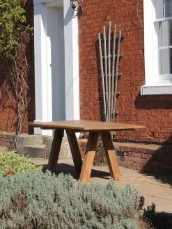 Knights Reclaimed Teak Table -Garden Comfort Shop knights table xl 7 2