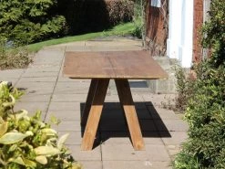 Knights Reclaimed Teak Table -Garden Comfort Shop knights table xl 8 2
