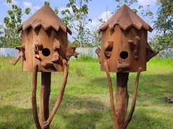 Teak Bird House 33 Teak Bird House -Garden Comfort Shop kt1017 bi