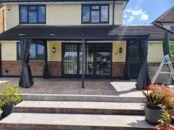 Four Seasons Wall Mounted Gazebo 3m X 4.8m | STOCK TBC 27 Four Seasons Wall Mounted Gazebo 3m X 4.8m | STOCK TBC -Garden Comfort Shop large wall shelter 3 xl 1