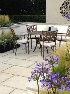 Leaf 4 Seater Round Table And Chairs 'set' -Garden Comfort Shop leaf 4 seater round table chairs set XL 7 2