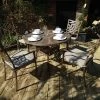 Leaf 106cm Dia Table 2 Leaf 106cm Dia Table -Garden Comfort Shop leaf dining set 4 XL 1