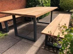 Edge Table Set | FSC® Certified -Garden Comfort Shop life edge bench set5 1