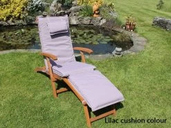 Vintage Steamer Lounger Chair 24 Vintage Steamer Lounger Chair -Garden Comfort Shop lilac 2