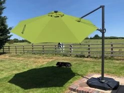 Calypso LED Parasol 3.5M Diameter 37 Calypso LED Parasol 3.5M Diameter -Garden Comfort Shop lime geen 1 xl 2