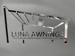 Luna Crescent Retractable Awning 4.75 X 4m | Luna Range | RHS Tatton Park 30 Luna Crescent Retractable Awning 4.75 X 4m | Luna Range | RHS Tatton Park -Garden Comfort Shop luna awings logo engraved
