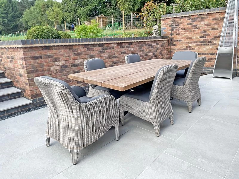 Meteor Timor 6 Chair Dining Set | FSC® Certified | PRE ORDER 4 Meteor Timor 6 Chair Dining Set | FSC® Certified | PRE ORDER - Image 2