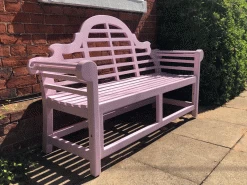 Painted Lutyens 1.8m Bench 17 Painted Lutyens 1.8m Bench -Garden Comfort Shop luytens bench pink 1xl 3
