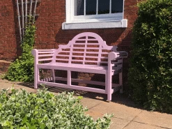 Painted Lutyens 1.8m Bench 16 Painted Lutyens 1.8m Bench -Garden Comfort Shop luytens bench pink 2xl 3