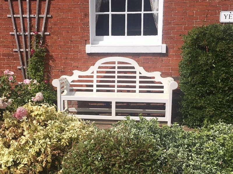 Painted Lutyens 1.8m Bench 14 Painted Lutyens 1.8m Bench - Image 12