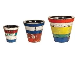 Madrid Round Planter (Set Of Three)