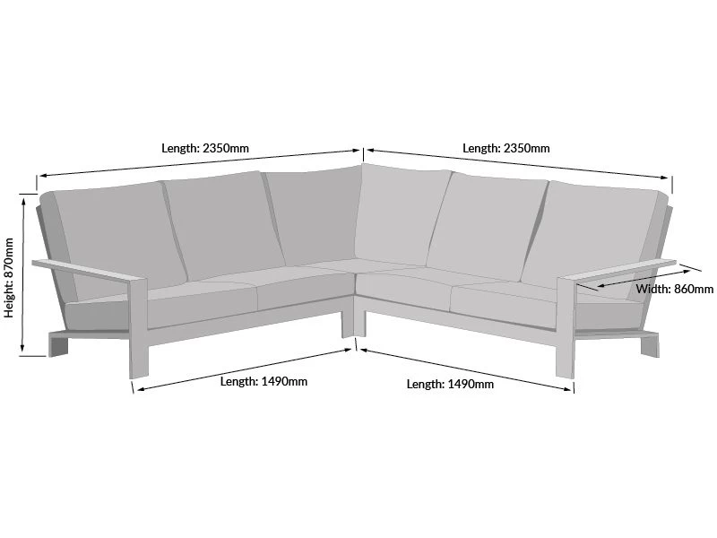 Madrid Corner Sofa Set - Ex Display 4 Madrid Corner Sofa Set - Ex Display - Image 2
