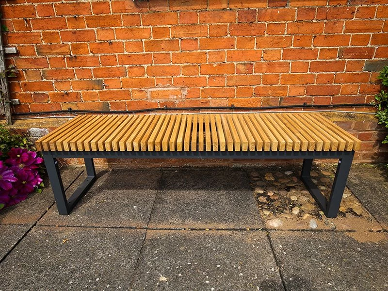 Mandalay Straight Backless Bench | FSC® Certified 6 Mandalay Straight Backless Bench | FSC® Certified - Image 4