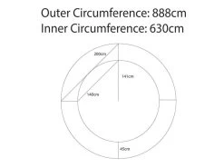 Mandalay Backless Bench Range | FSC® Certified 34 Mandalay Backless Bench Range | FSC® Certified -Garden Comfort Shop mandalay bench circle diagram