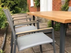 Edge Teak 8 Chair Set | FSC® Certified -Garden Comfort Shop marbella edge 6 chair set11 1 1