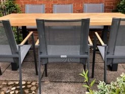 Edge Teak 8 Chair Set | FSC® Certified -Garden Comfort Shop marbella edge 6 chair set8 1 1