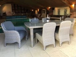 Meteor 6 Chair Dining Set -Garden Comfort Shop met 6 chair din set 5xl 1