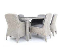 Meteor 6 Chair Dining Set -Garden Comfort Shop met6char 01 20