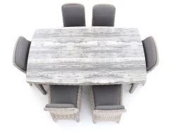 Meteor 6 Chair Dining Set -Garden Comfort Shop met6char 03 03