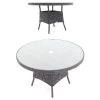 Midnight Montana Round Dining Table 1 Midnight Montana Round Dining Table -Garden Comfort Shop mid montana diningtable 1