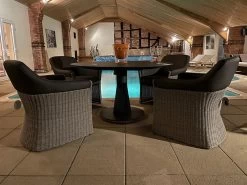 London 4 Chair Round Dining Set 22 London 4 Chair Round Dining Set -Garden Comfort Shop milan set 2 xl