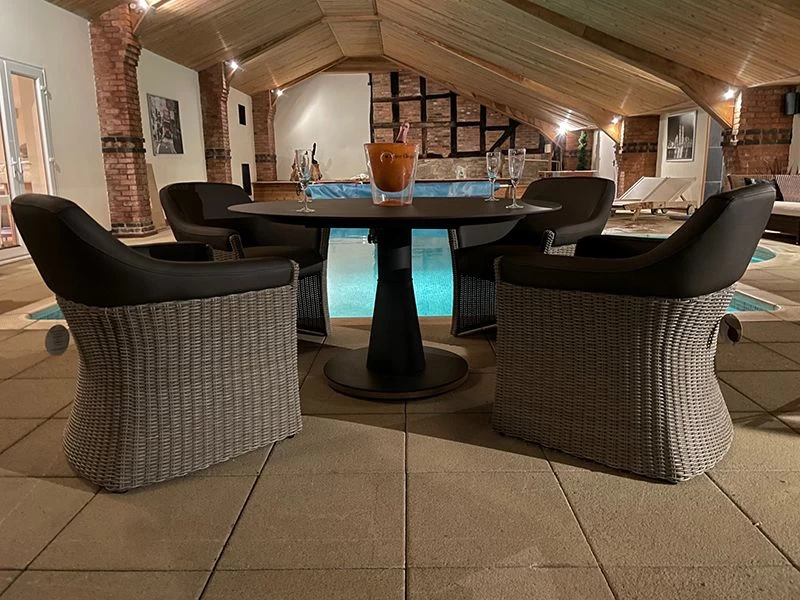 London 4 Chair Round Dining Set 8 London 4 Chair Round Dining Set - Image 6