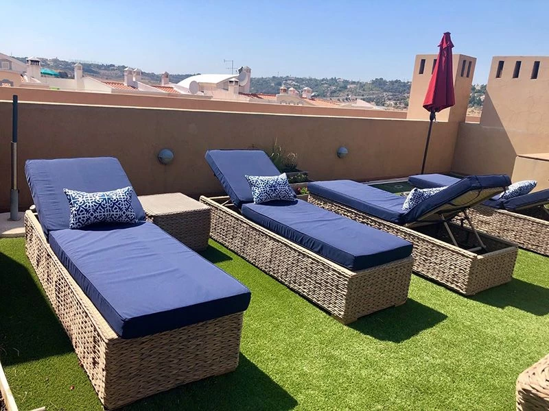 2 X Montana Sun Lounger + Free Side Table 18 2 X Montana Sun Lounger + Free Side Table - Image 16